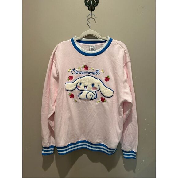 Sanrio Cinnamoroll Plush Sweatshirt - Picture 1 of 8
